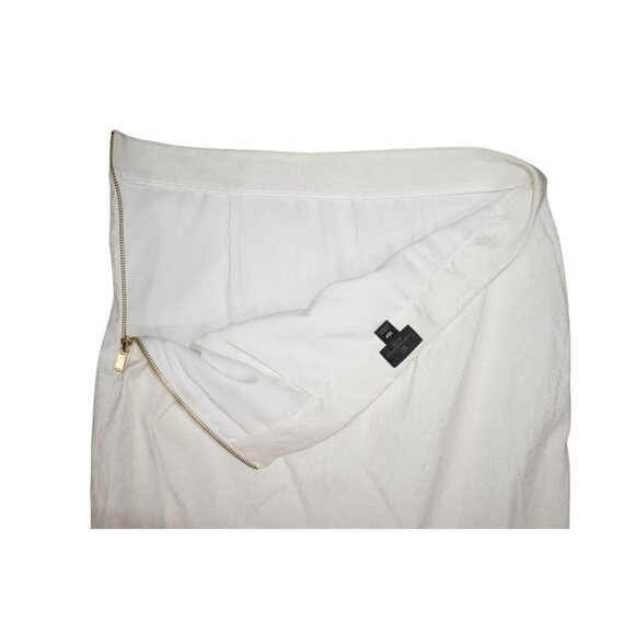 Worthington Petite White Jacquard Pencil Skirt – Size 12P Touch of elegance EUC - Picture 7 of 13